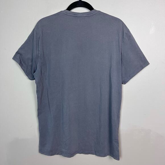 Armani Exchange Men's Graphic T-Shirt Size Large velvet Eagle rocker metal y2k - Picture 5 of 7